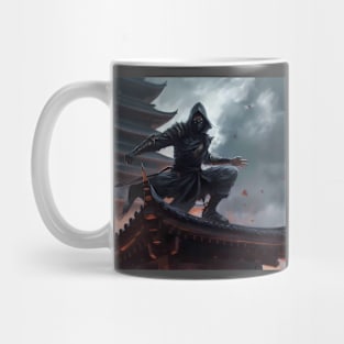 Anime Black Ninja on silence Mug